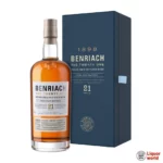 BenRiach 21 Year Old The Twenty One Speyside Single Malt Scotch Whisky 700mL 1