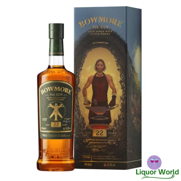 Bowmore 22 Year Old Frank Quitely The Changeling Single Malt Scotch Whisky 700mL 1
