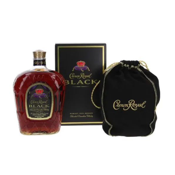 Crown Royal Black Blended Canadian Whisky 1L