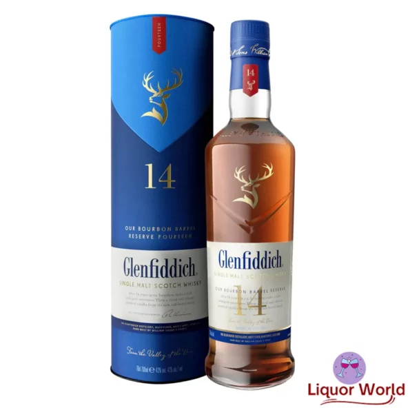 Glenfiddich 14 Year Old Bourbon Barrel 700ml 1