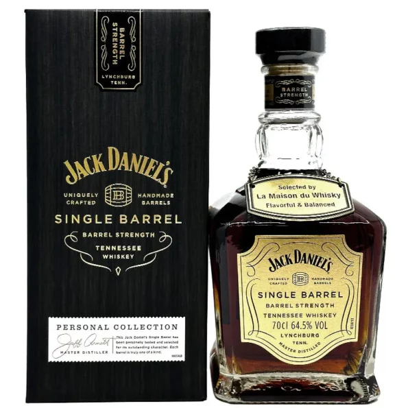 Jack Daniels Single Barrel Barrel Strength Flavourful Balanced 4 Tennessee Whiskey 700mL 1