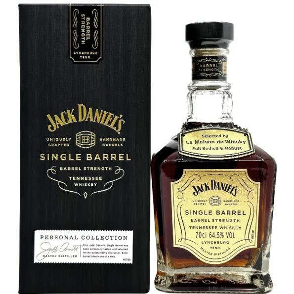 Jack Daniels Single Barrel Barrel Strength Full Bodied Robust 1 Tennessee Whiskey 700mL 1
