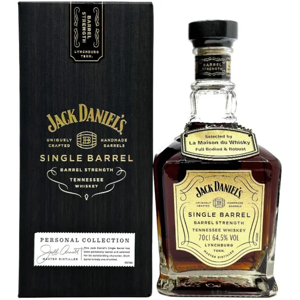 Jack Daniels Single Barrel Barrel Strength Full Bodied Robust 2 Tennessee Whiskey 700mL 1