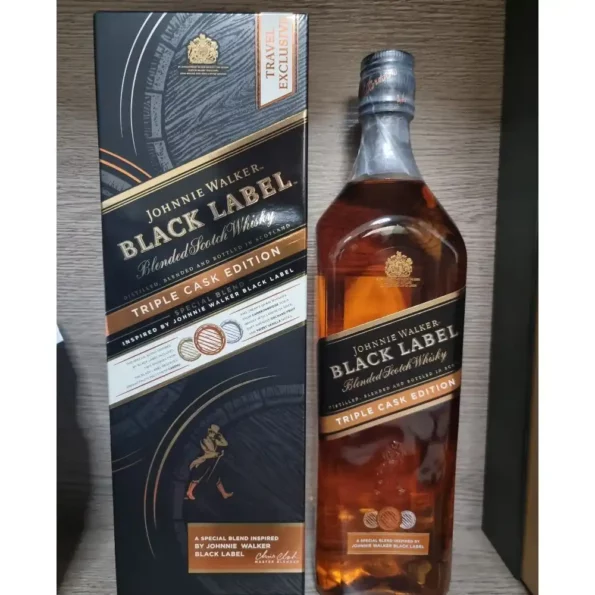 Johnnie Walker Black Label Triple Cask Edition Blended Scotch Whisky 1L 4