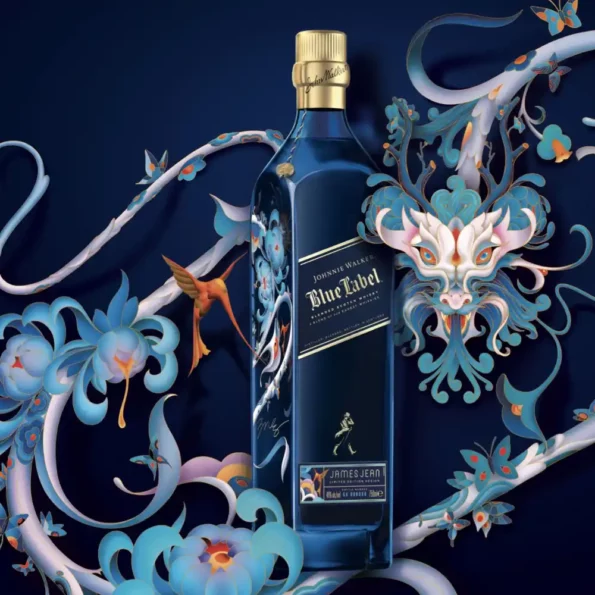 Johnnie Walker Blue Label Zodiac Collection Year Of The Dragon Blended Scotch Whisky 750mL 3