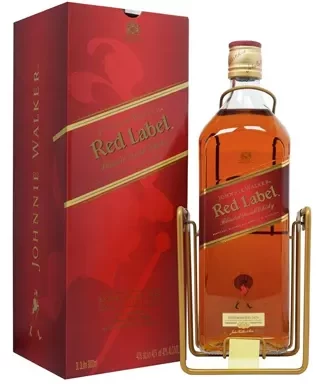 Johnnie Walker Red Label Scotch Whisky Cradle 3 Litre 1