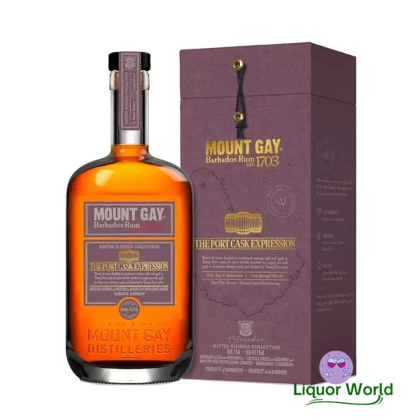 Mount Gay The Port Cask Expression Cask Strength Barbados Rum 700mL 1