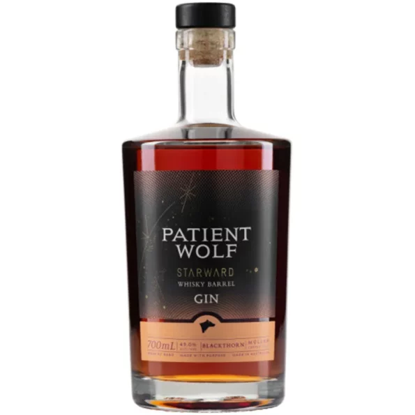 Patient Wolf Starward Whisky Barrel Gin 700ml 1