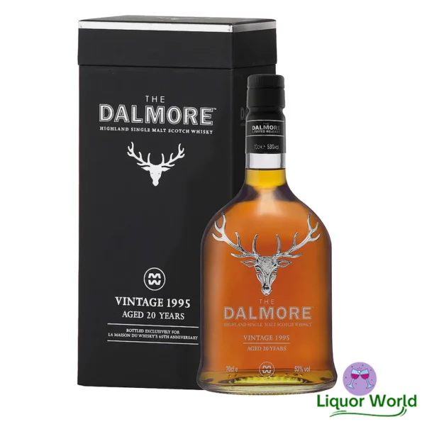 The Dalmore 20 Year Old 1995 Sauternes Wine Cask Single Malt Scotch Whisky 700mL 1