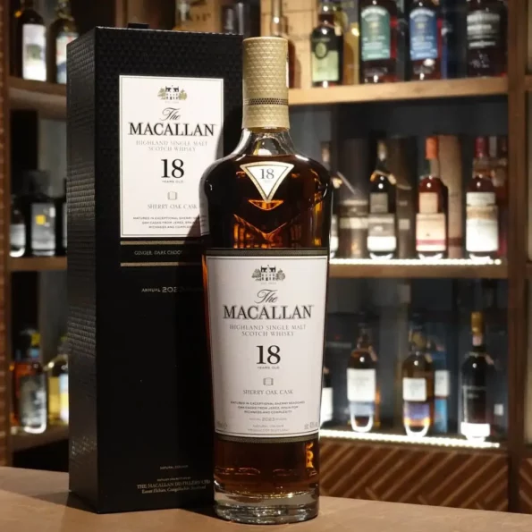 The Macallan 18 Year Old Sherry Oak 2023 Release Single Malt Scotch Whisky 700mL 3