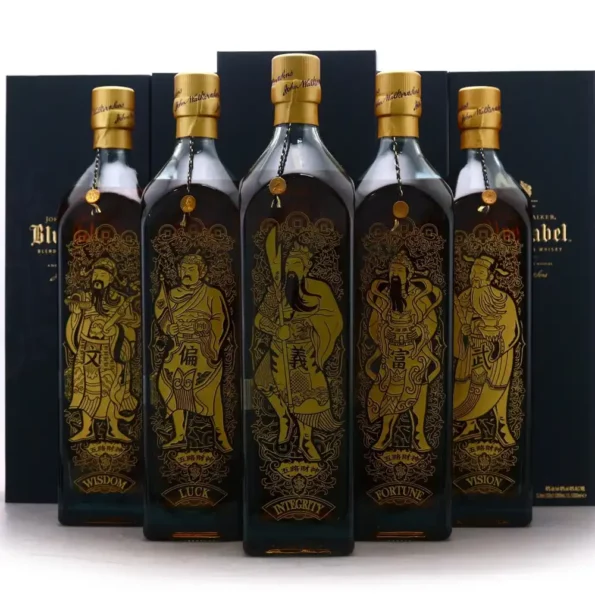 Johnnie Walker Blue Label 5 Gods of Wealth Collection Blended Scotch Whisky 1L 3