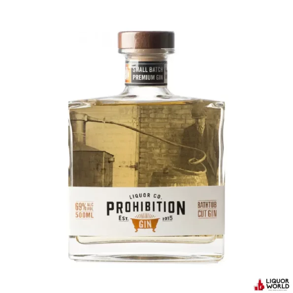 Prohibition Bathtub Cut Gin 500ml