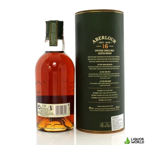 Aberlour 16 Year Old Double Cask Matured Single Malt Scotch Whisky 700mL 3