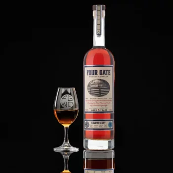 Four Gate 8 Year Old Kelvin Sixty Anniversary Limited Release Barrel Proof Kentucky Straight Bourbon Whiskey 750mL 2