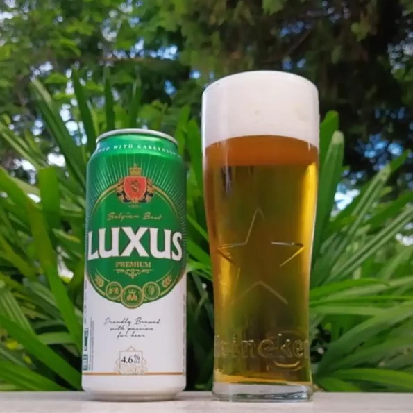 Luxus Belgian Lager Imported Beer Case 24 x 500mL Cans 3