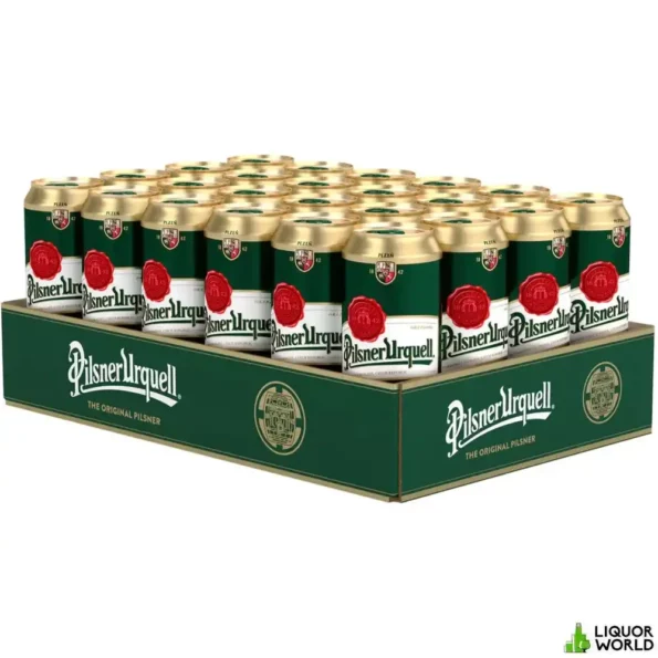 Pilsner Urquell Imported Beer Case 24 x 500mL Cans 3