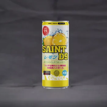 Saint D9 Double Sparkling Lemon 9.9% 24 x 500mL Cans 2