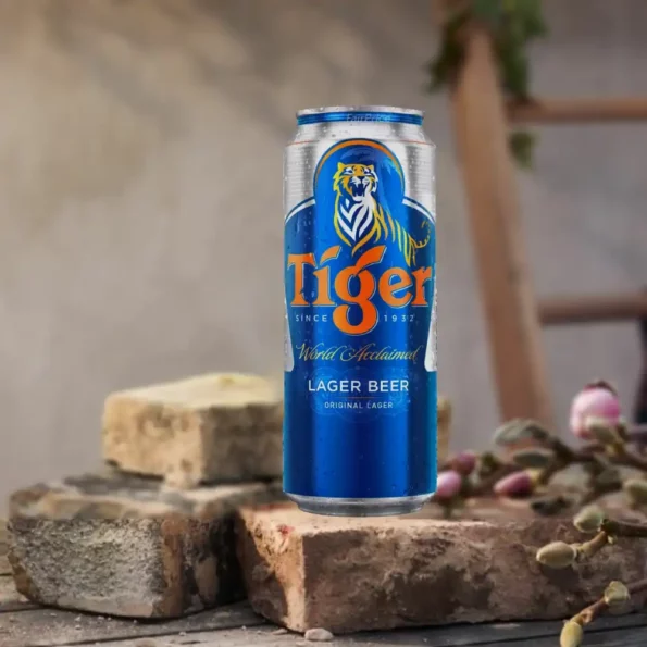 Tiger Lager Imported Beer Case 24 x 500mL Cans 4