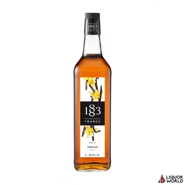 1883 Vanilla Syrup Pet 1Lt