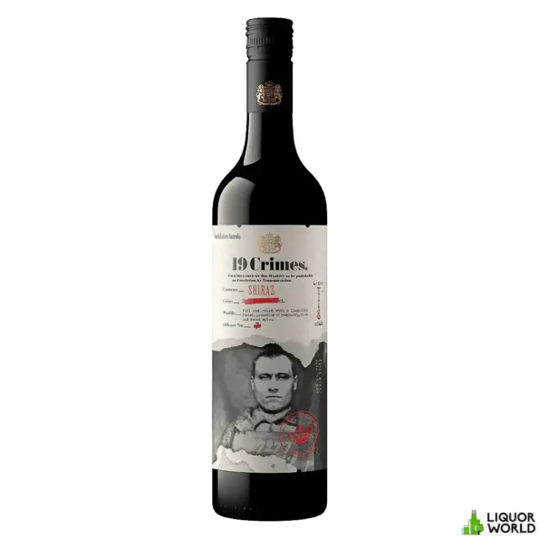 19 Crimes Shiraz Red Wine 750mL