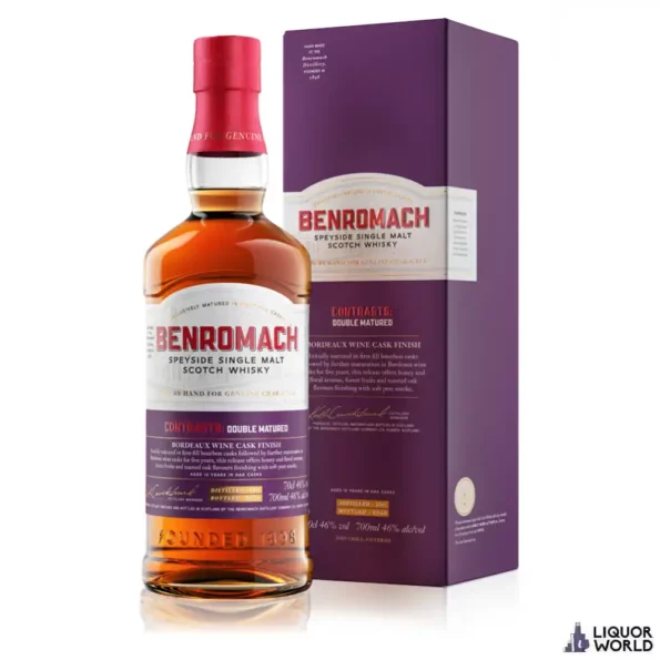 Benromach Contrasts Double Matured Bordeaux Wine Finish (2011) Single Malt Whisky 700ml