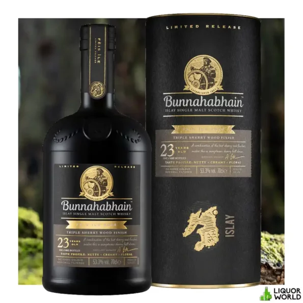 Bunnahabhain 23 Year Old Fèis Ìle 2024 Triple Sherry Wood Finish Cask Strength Single Malt Scotch Whisky 700mL 2