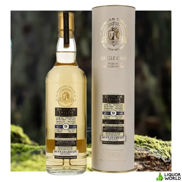 Bunnahabhain 9 Year Old 2014 Peated Duncan Taylor Cask Strength Single Malt Scotch Whisky 700mL 3