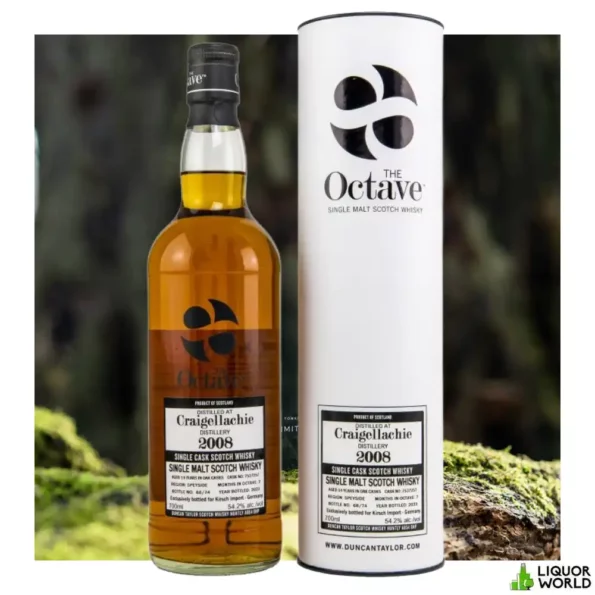 Craigellachie 14 Year Old 2008 Duncan Taylor Octave Cask Strength Single Malt Scotch Whisky 700mL 3