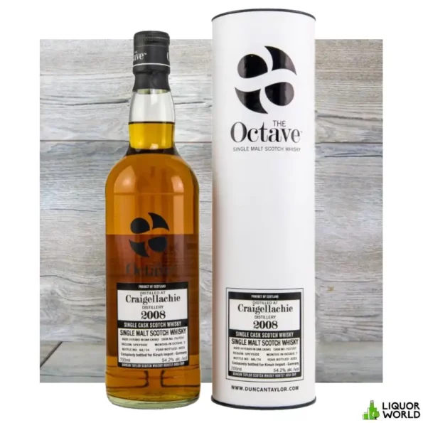 Craigellachie 14 Year Old 2008 Duncan Taylor Octave Cask Strength Single Malt Scotch Whisky 700mL 4