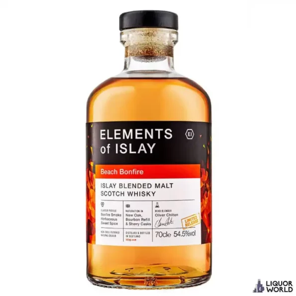 Elements of Islay Limited Release Beach Bonfire Islay Blended Malt Scotch Whisky 700ml