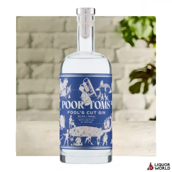 Poor Toms Fools Cut Gin 700ml 2