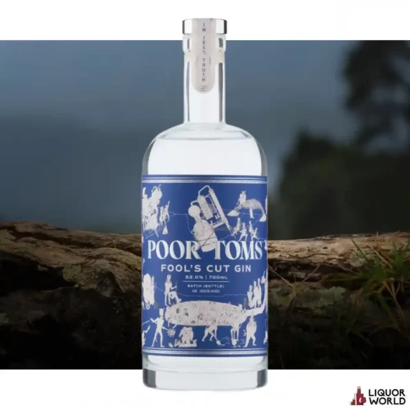 Poor Toms Fools Cut Gin 700ml 3