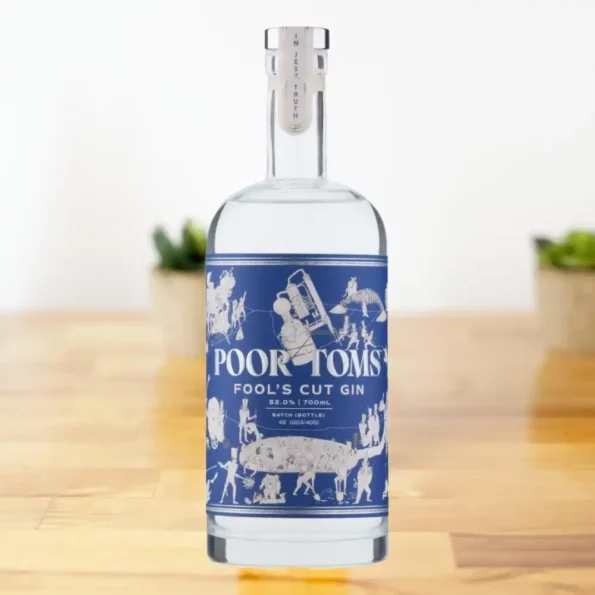 Poor Toms Fools Cut Gin 700ml 4