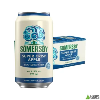 Somersby Super Crisp Apple Semi Sweet Cider Case 30 x 375mL Cans