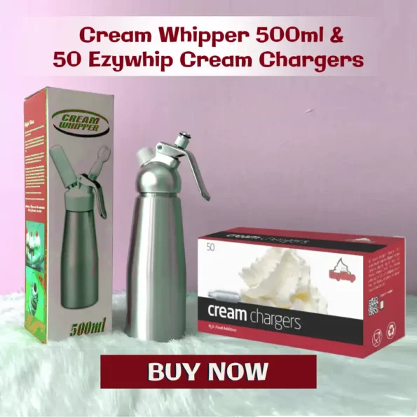 cream whipper & chargers