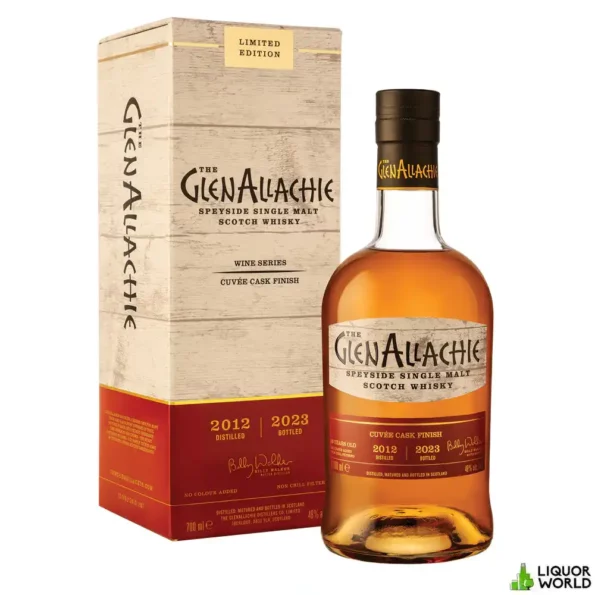 Glenallachie 11 Year Old 2012 Vintage Cuvee Wine Cask Finish Single Malt Scotch Whisky 700mL