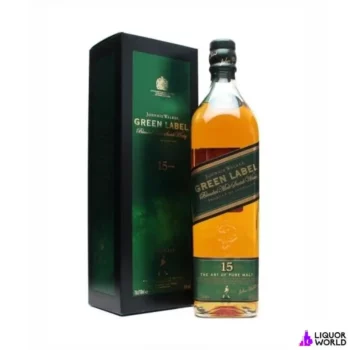 Johnnie Walker Green Label 15 Year Old Pure Malt Blended Scotch Whisky 750ml RAREST SIZE