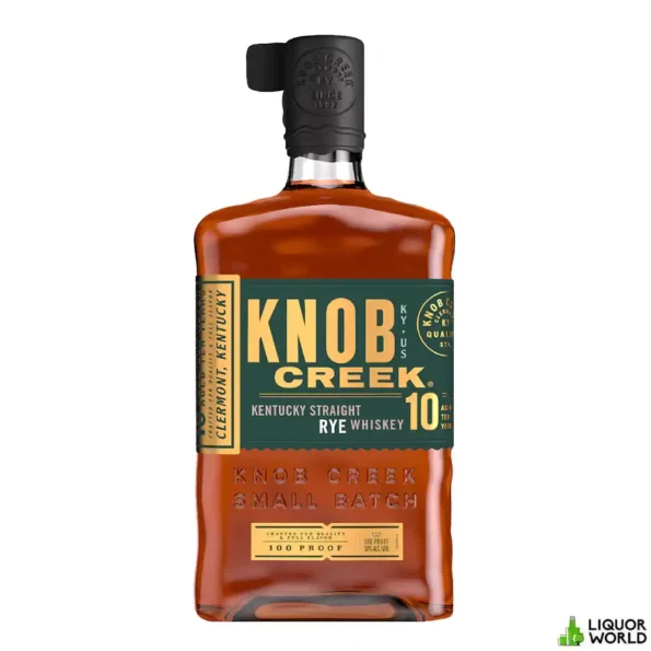 Knob Creek 10 Year Old Small Batch Kentucky Straight Rye Whiskey 750mL