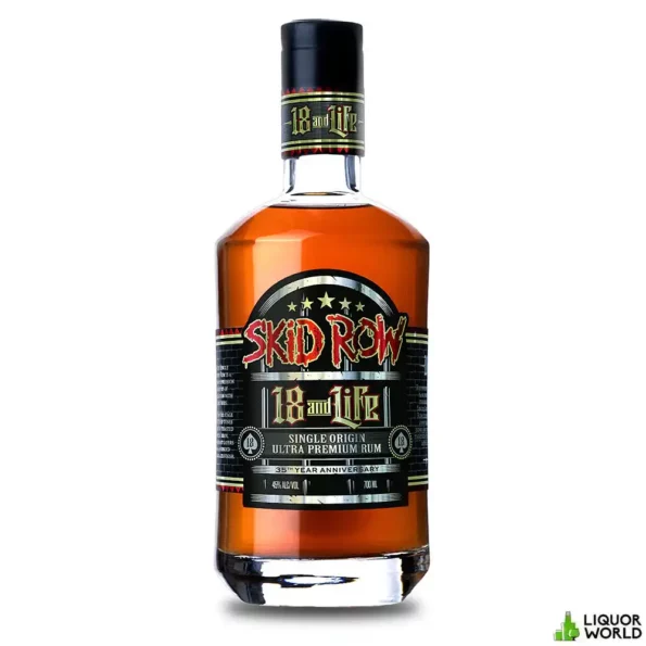 Skid Row 18 Year Old 18 And Life Single Origin Ultra Premium Rum 700mL