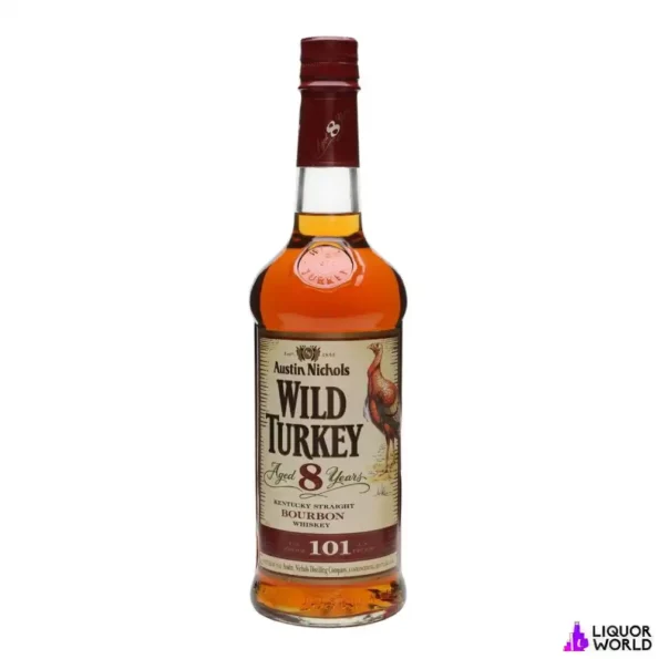 Wild Turkey 8 Year Old 101 Proof Kentucky Bourbon Whiskey BIG 1000ml