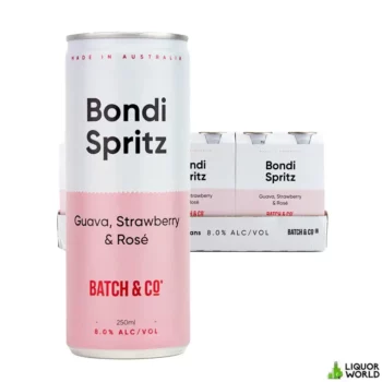 Batch & Co Bondi Spritz 8% Guava Strawberry & Rose 24 x 250mL Cans