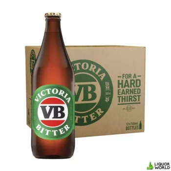 Victoria Bitter Longneck VB Beer Case 12 x 750mL Bottles