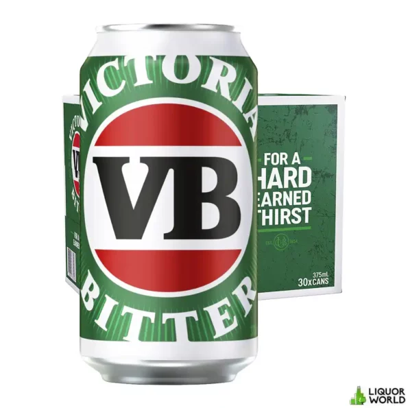 Victoria Bitter VB Beer Block 30 x 375mL Cans