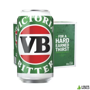 Victoria Bitter VB Beer Case 24 x 375mL Cans