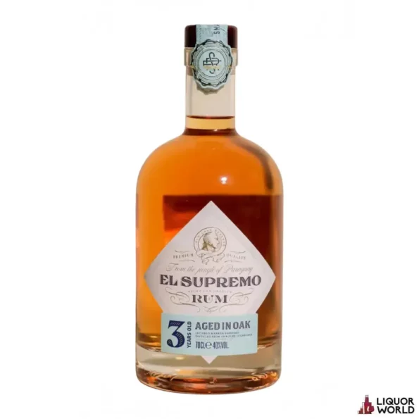 El Supremo 3 Years Old Rum 700ml