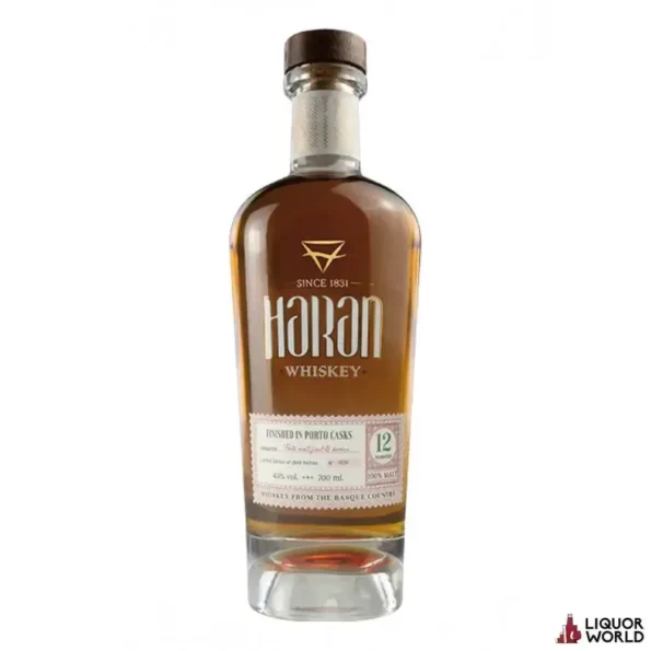 Haran 12 Year Porto Finish Spanish Whiskey 700ml