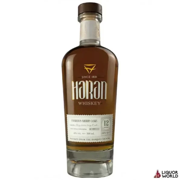 Haran 12 Year Sherry Finish Spanish Whiskey 700ml