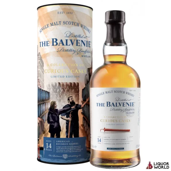 The Balvenie 14 Collection of Curious Casks Bourbon Barrel Single Malt Whisky 700ml