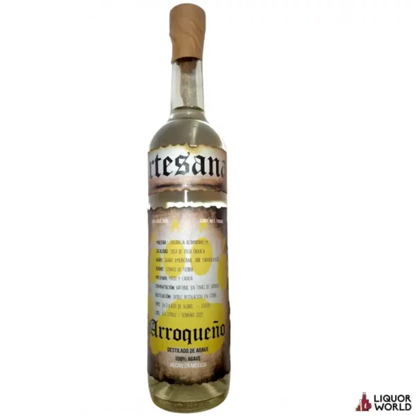 Artesanal Joven Arroqueno Destilado De Agave Mezcal 750ml