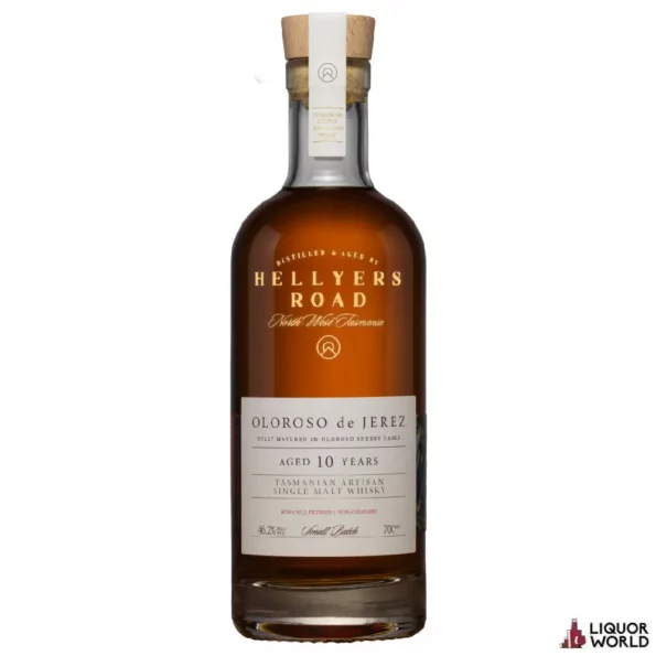 Hellyers Road 10 Year old Oloroso De Jerez Single Malt Whisky 700ml